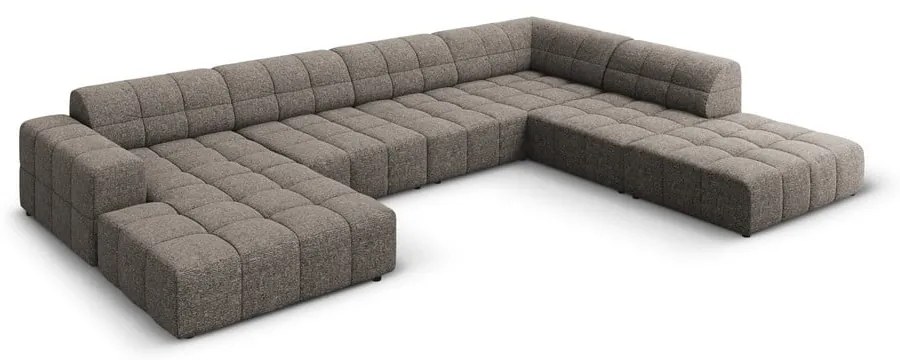 Sötétszürke sarokkanapé (jobb oldali-U alakú) Chicago – Cosmopolitan Design