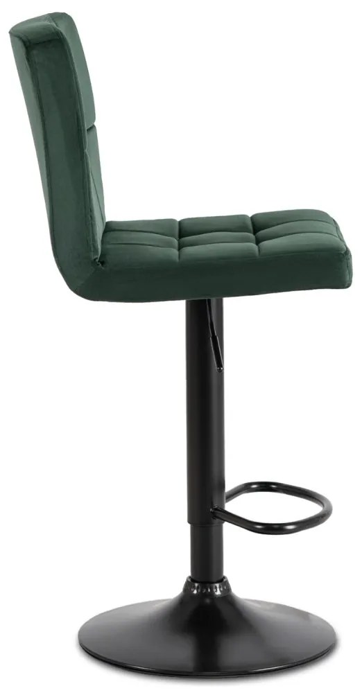 Zöld Bársony Bárszék NERO