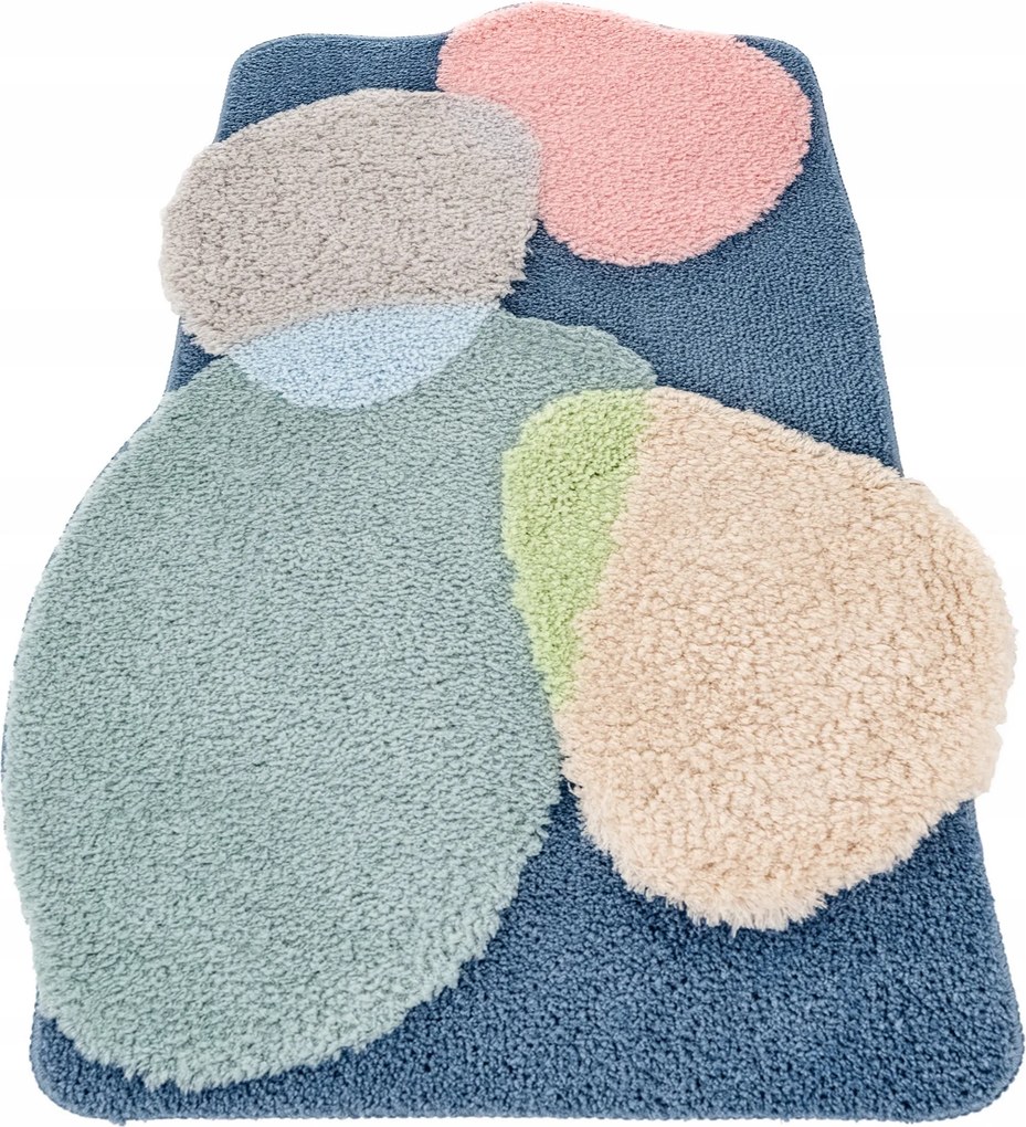 Geometriai Szőnyeg Csúszásgátló Dekoratív Színes 60x100cm 3D Minta