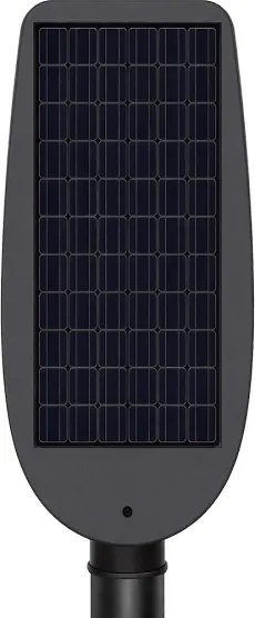 LED dimmelhető napelemes utcai lámpa érzékelővel VENICE 50W/4000 mAh IP65 fekete + távirányító