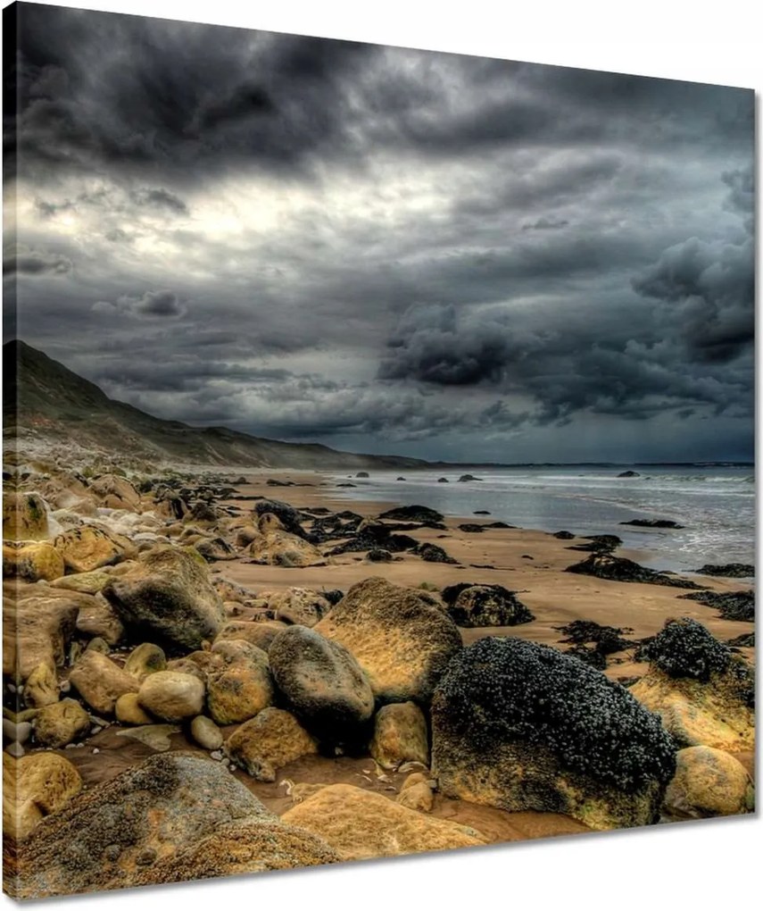 Vászonkép 50x50 Séta a tengerparton