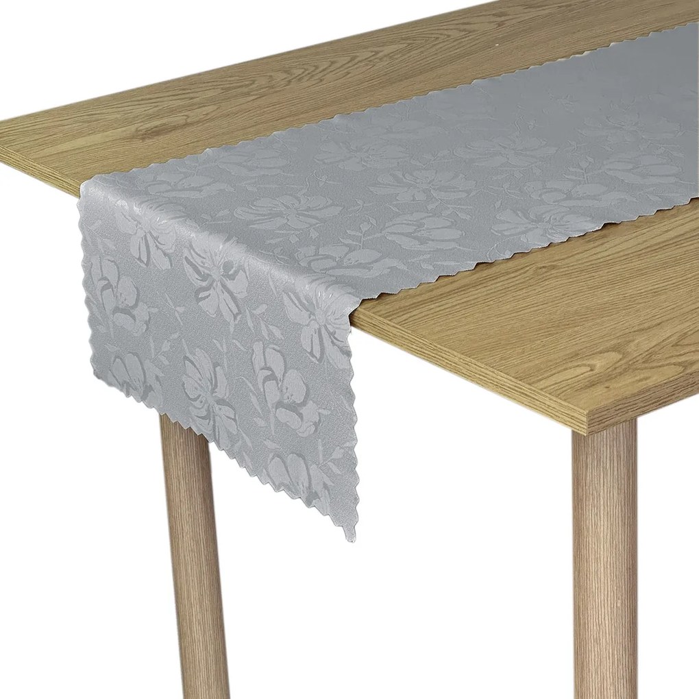 Foltálló Futópad Szürke Virágok 50x120 cm