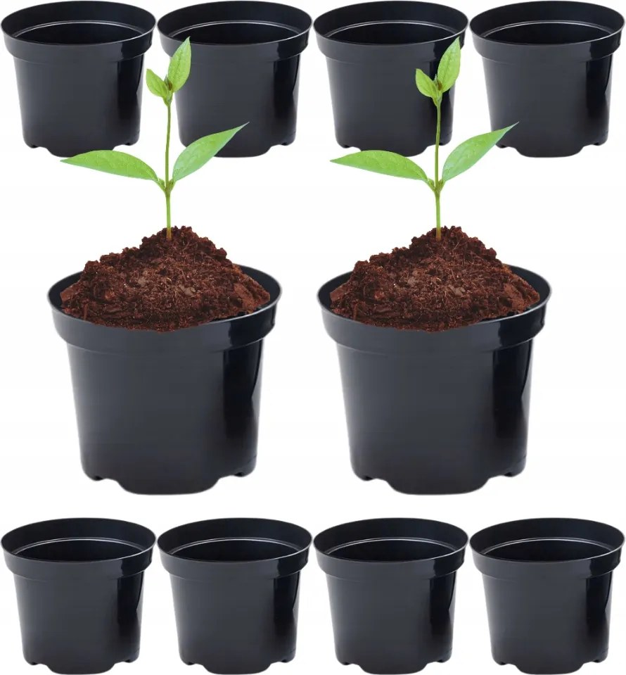 10x Standard kerek kaspó 1.5L-es méretben