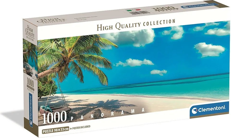Tengerpart Swinging 1000 db-os panoráma Compact puzzle Clementoni