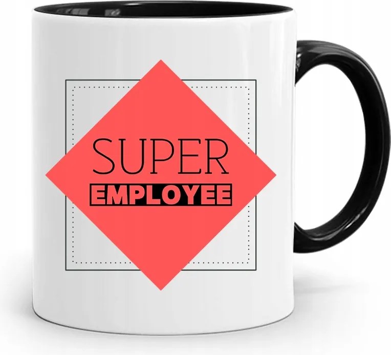 Munkavállalóknak Fekete Employee Bögre fényképes nyomtatással