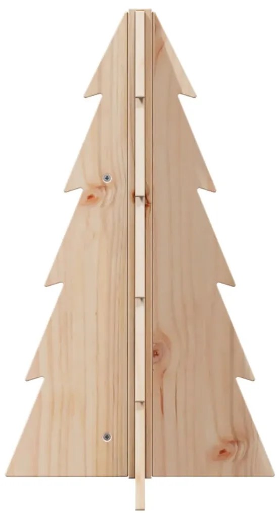 tömör fenyőfa karácsonyfa-dekoráció 69,5 cm