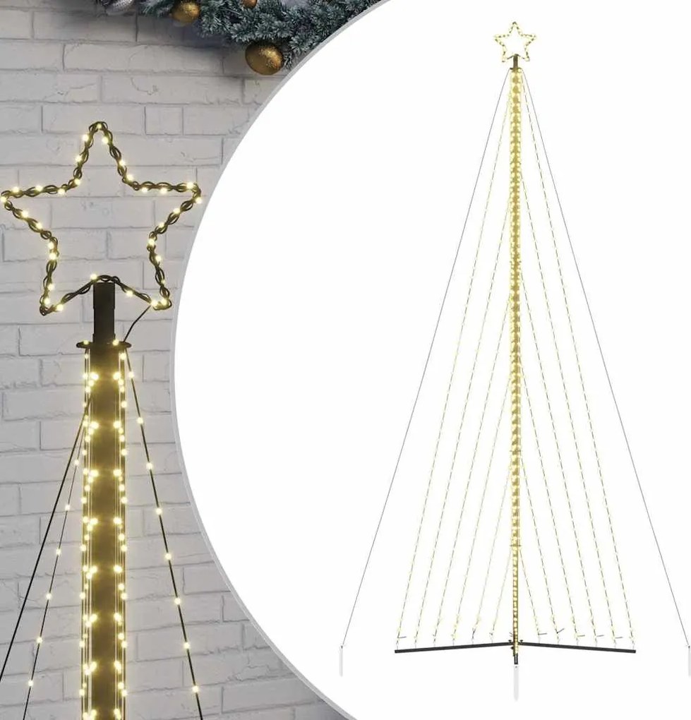 meleg fehér LED karácsonyfa 789 LED 476 cm