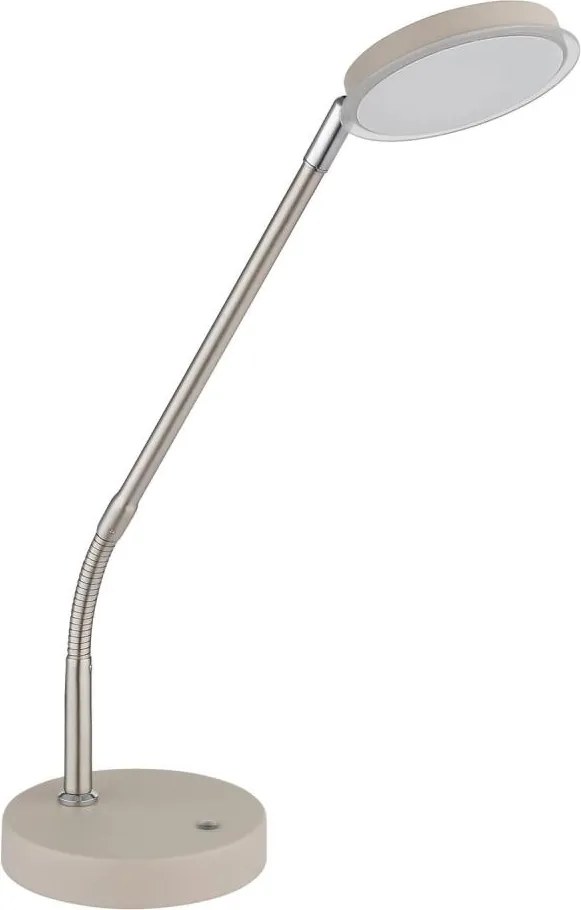 Globo 58504TSA - SILVIO érintésvezérlésű, dimmelhető asztali LED-lámpa LED/6,5W/230V bézs
