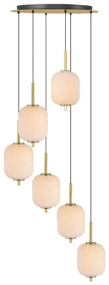 Zuma Line 003064-034750- LED csillár kábelen AKARI LED/34W/230V átm. 50,5 cm aranyszínű