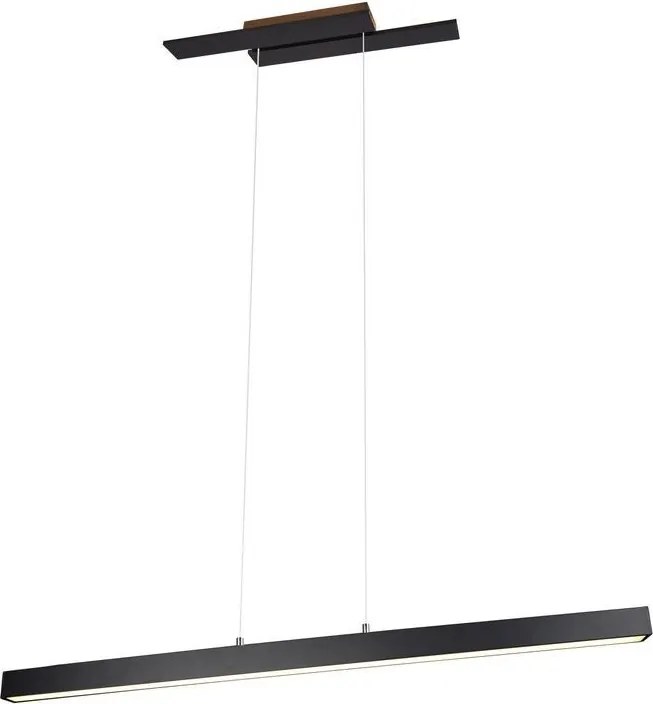 TRIO 375510432 BELFAST Modern Led Függesztett Lámpa Fekete LED IP20