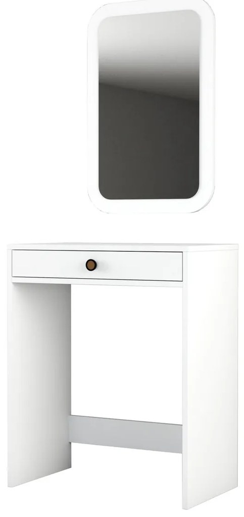 Lizbon Mirror White kozmetikai asztal