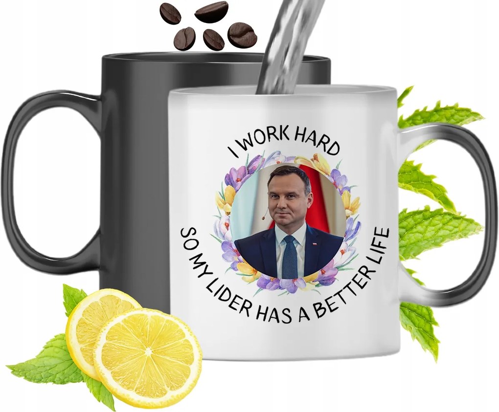 Duda András Színváltó Mágikus Bögre fényképes nyomtatással