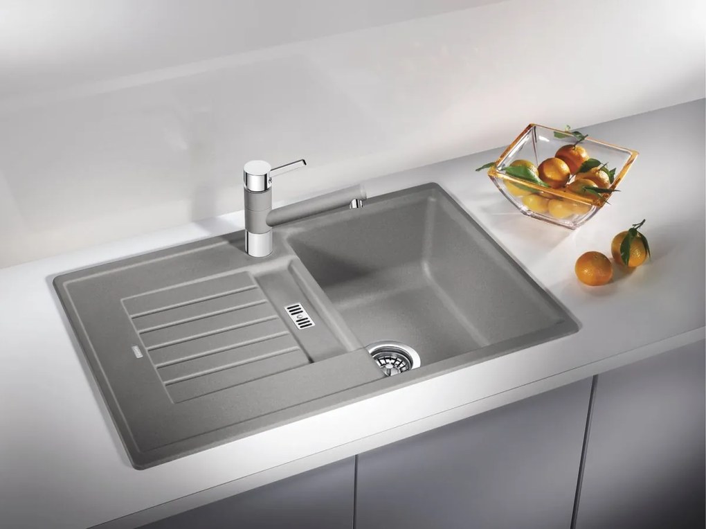Blanco Zia 45 S, szilgránit mosogató 780x500x190 mm, 1 kamrás, antracit, BLA-514732