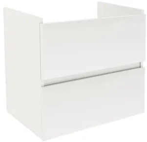 Fürdőszobaszekrény mosogató nélkül Naturel Project 52,5x51x45,3 cm fehér fényes PROJECT260BIBU