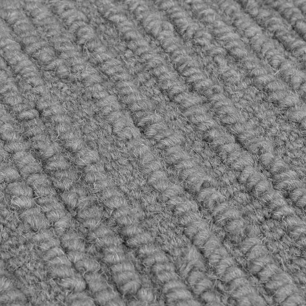Szürke kézi szövésű gyapjú szőnyeg 120x170 cm Harris Boucle – Flair Rugs