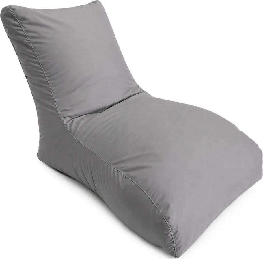 Beantime Sunbed Outdoor Living babzsákfotel szürke 130x70x85 cm