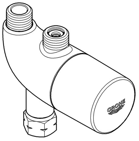 GROHE 34487000 - Termosztatikus forrázás elleni védelem GROHTHERM MICRO króm