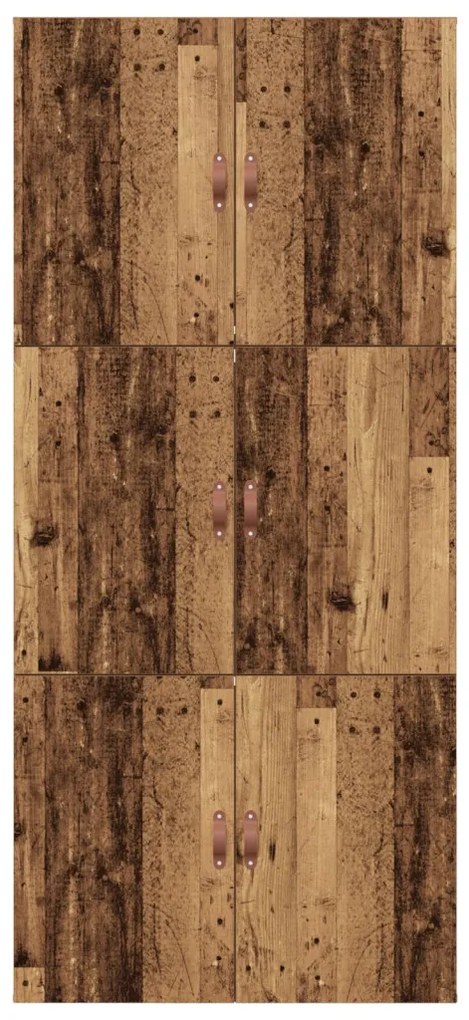Tárolós Ágykeret Régi Fa 80x200 cm