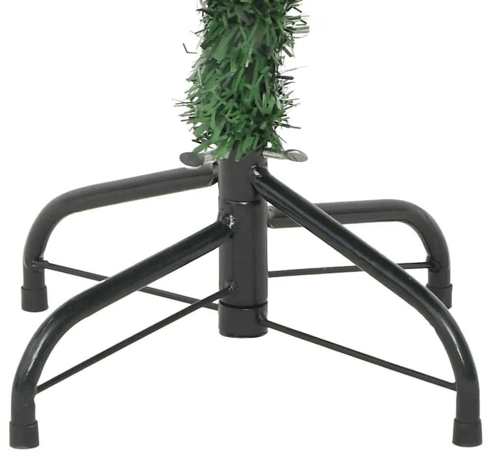 Mű karácsonyfa LED -es lámpákkal Zöld 180 x 40 cm PVC