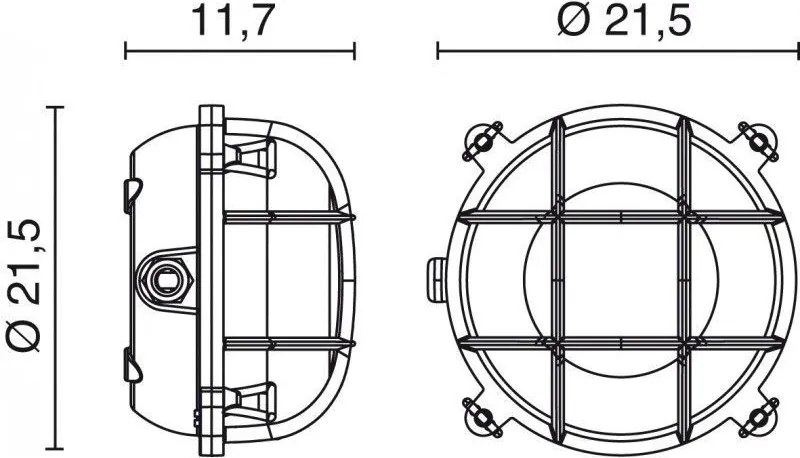 NOVOLUX 573B-G05X1A-34 OTTONE Klasszikus Kültéri Mennyezeti Lámpa Sárgaréz, Átlátszó E27 IP54