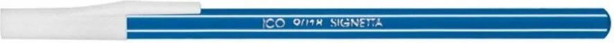Golyóstoll, 0,7 mm, kupakos, ICO Signetta, kék (TICSI01)