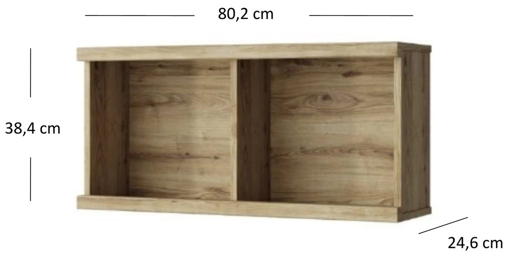 Regál Deloris 80 (navarra tölgy). 1052865
