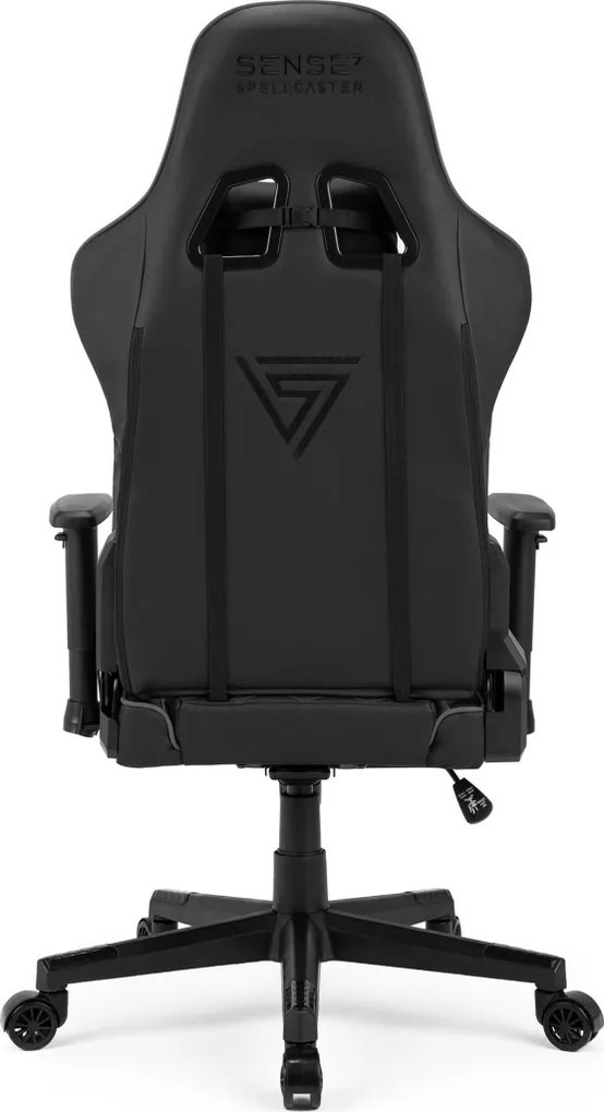Gamer szék SENSE7 Spellcaster fotel fekete és szürke.
