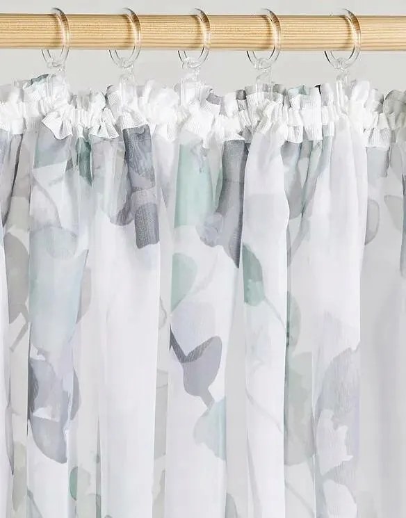 135/225 Függöny Növényi Mintás 1 Db