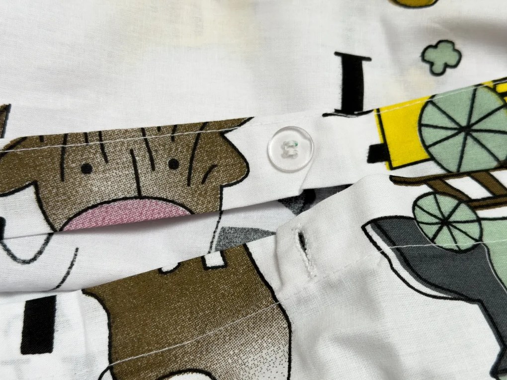 Pamut ágynemű kiságyba KIDS ALPHABET fehér Ágyneműhuzat mérete: 45 x 65 cm | 90 x 135 cm