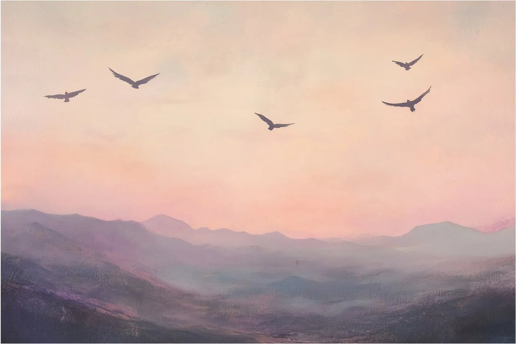 Kép - Madárcsapat II. (90x60 cm)
