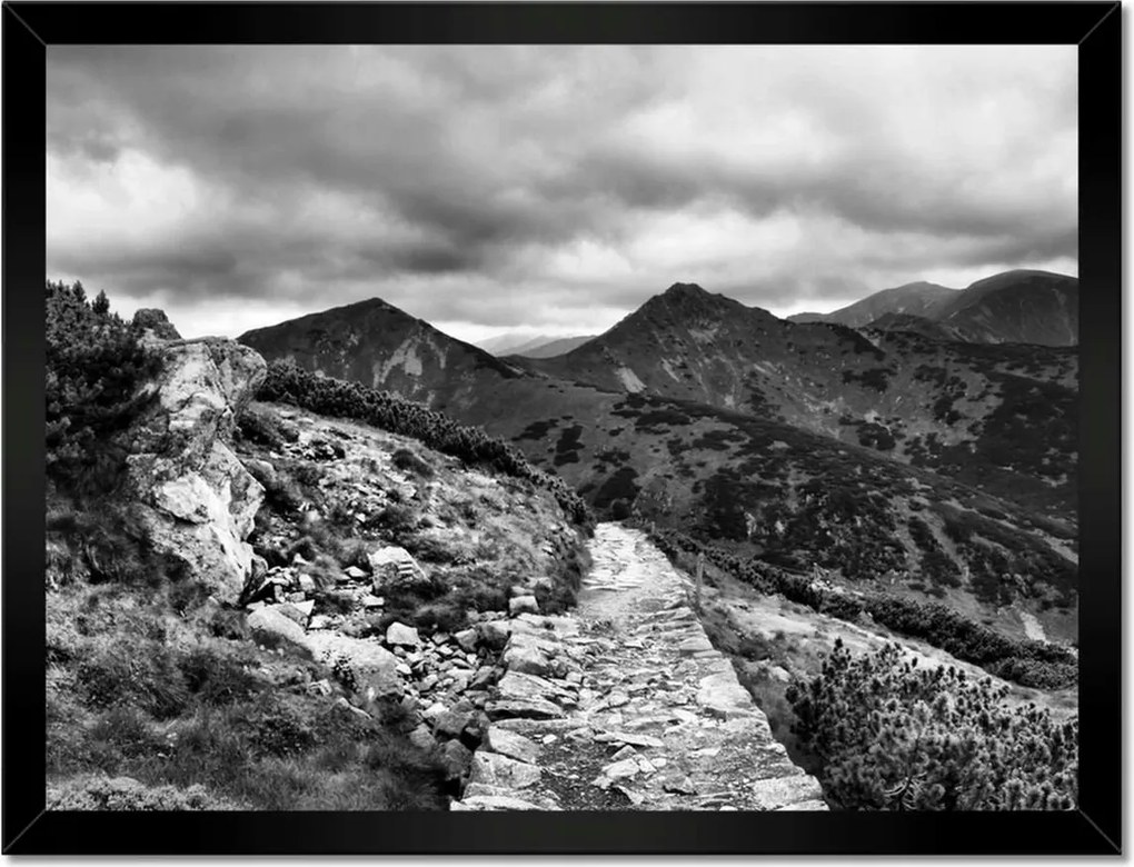 Poszterek keretben 40x30 Tátra Lengyel hegyek Kilátás