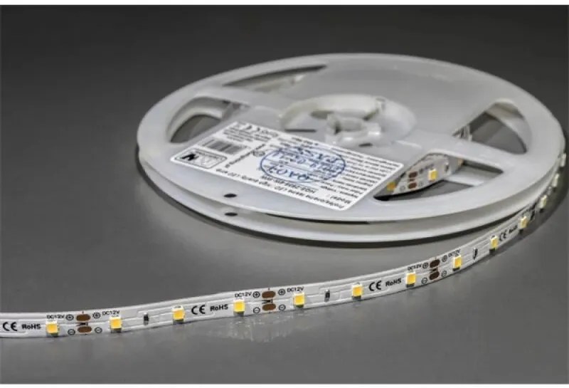 LED DEKOR SZALAG 2835 SMD 60LED/M 6W/M 12V MELEG FEHÉR