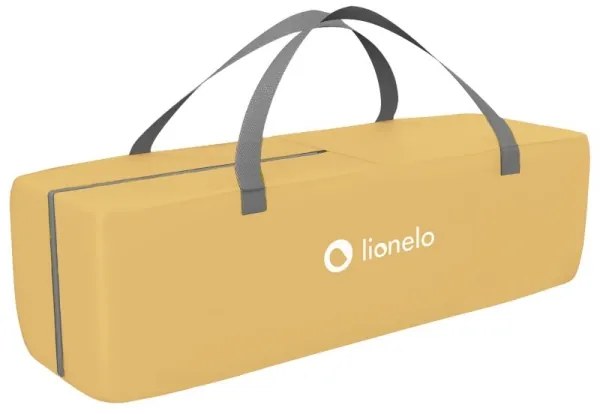 Lionelo - SVEN PLUS utazóágy, szürke/sárga