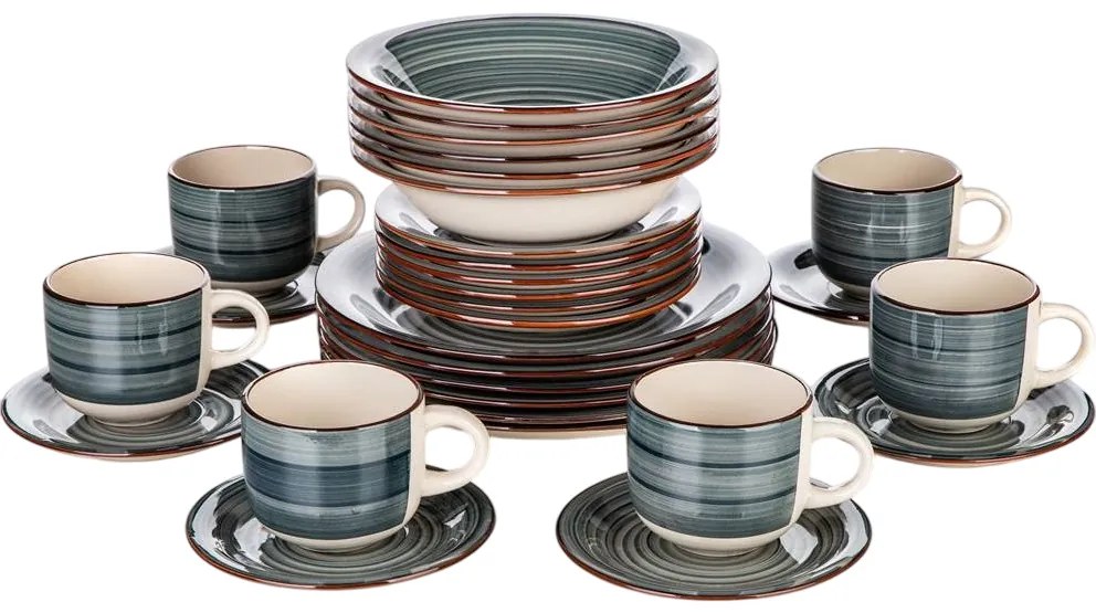 Banquet Spiral Blue 30 db-os étkeszlet