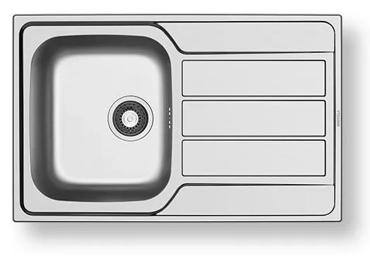 Pyramis 100178701 - ATHENA konyhai mosogató 79x50 cm szatén