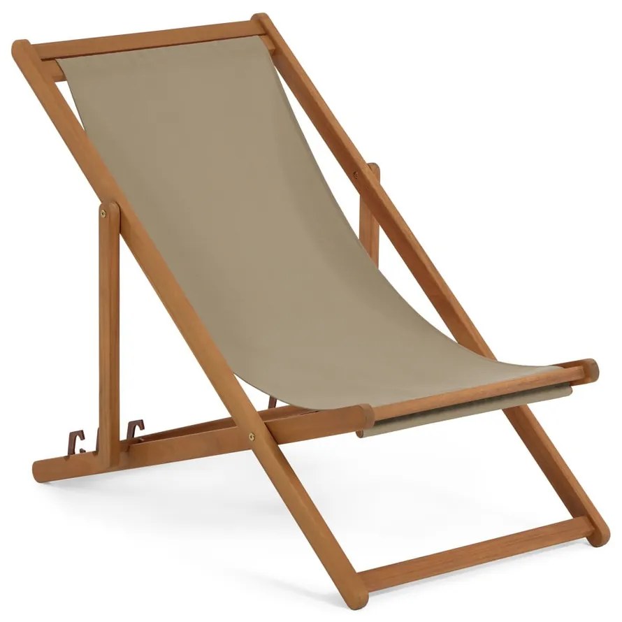 Adredna sötétzöld akácfa összecsukható strand szék - Kave Home