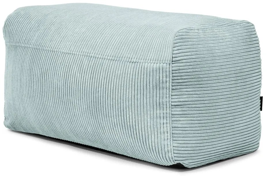 Mentazöld kordbársony babzsákfotel Plus 100 Lounge – SLOWDOWN