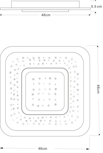 Globo 48132-47 - LED állítható mennyezeti lámpa LED/47W/230V 2700-6000K + DO