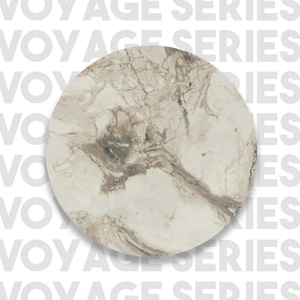 Vento Triple Marble and Gold polc, L