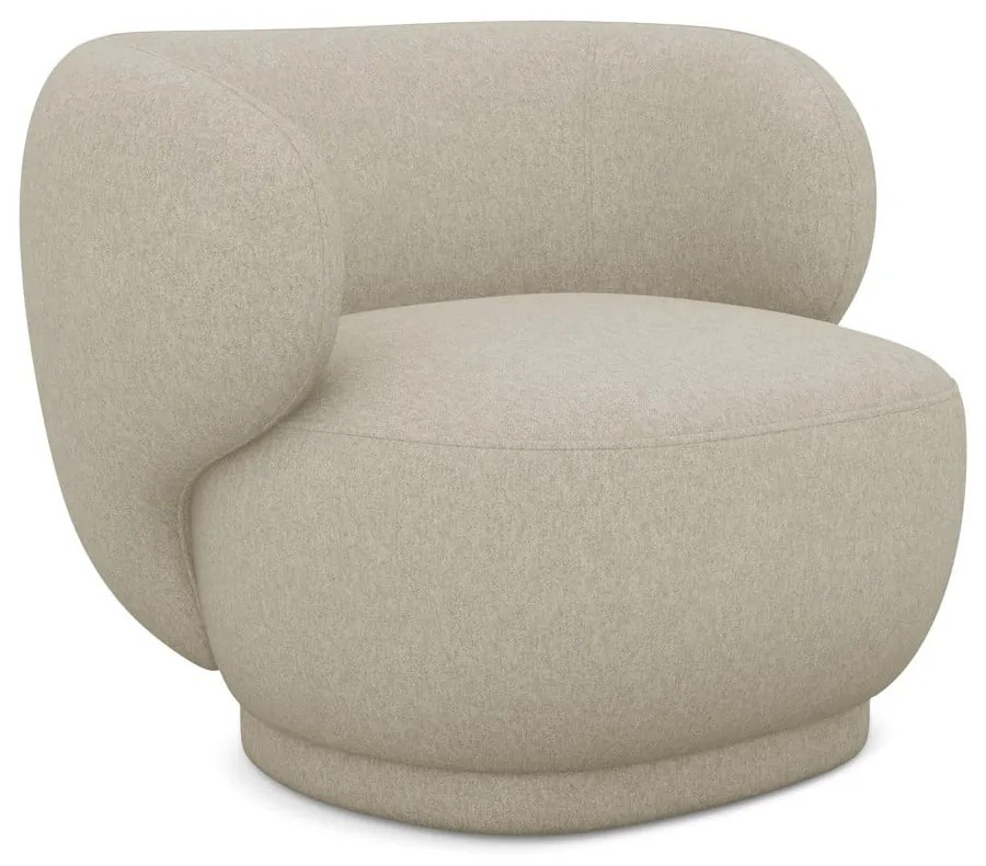 Bézs fotel Hina – Makamii