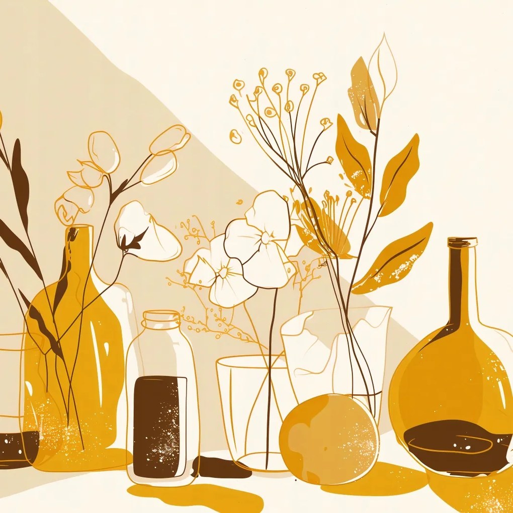 Poszter 70x70cm Napsütötte árnyalat