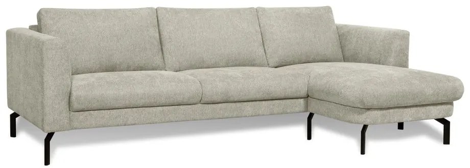 Világosszürke sarokkanapé (jobb oldali) Gomero – Scandic