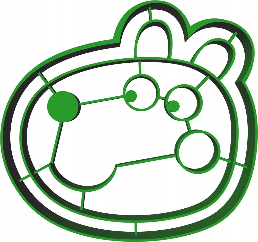 Forma Lyukasztó Mézeskalács kiszúró Peppa Malac Suzy Bárány 8cm