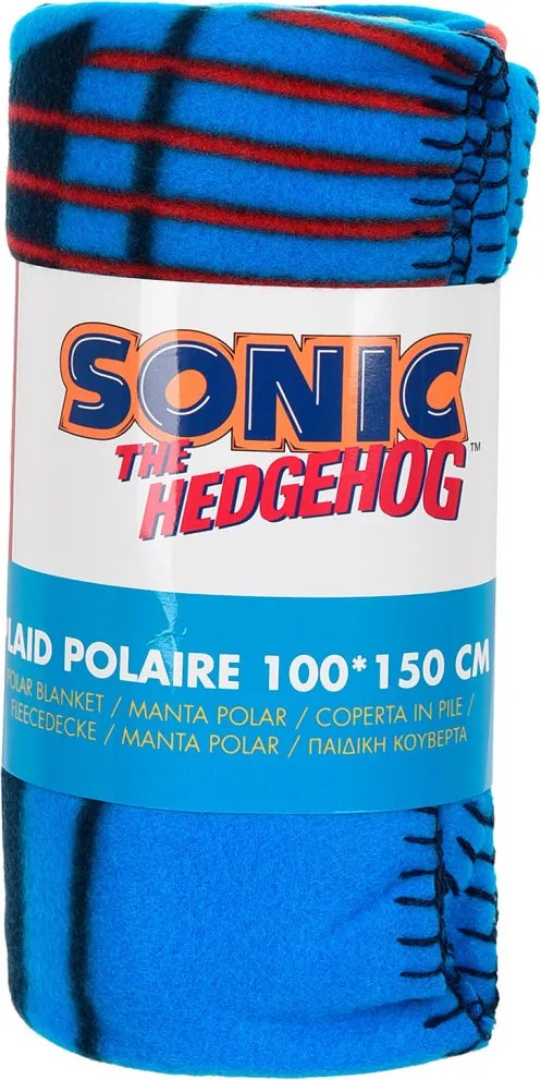 Sonic a sündisznó Built for Speed polár takaró 100x150cm