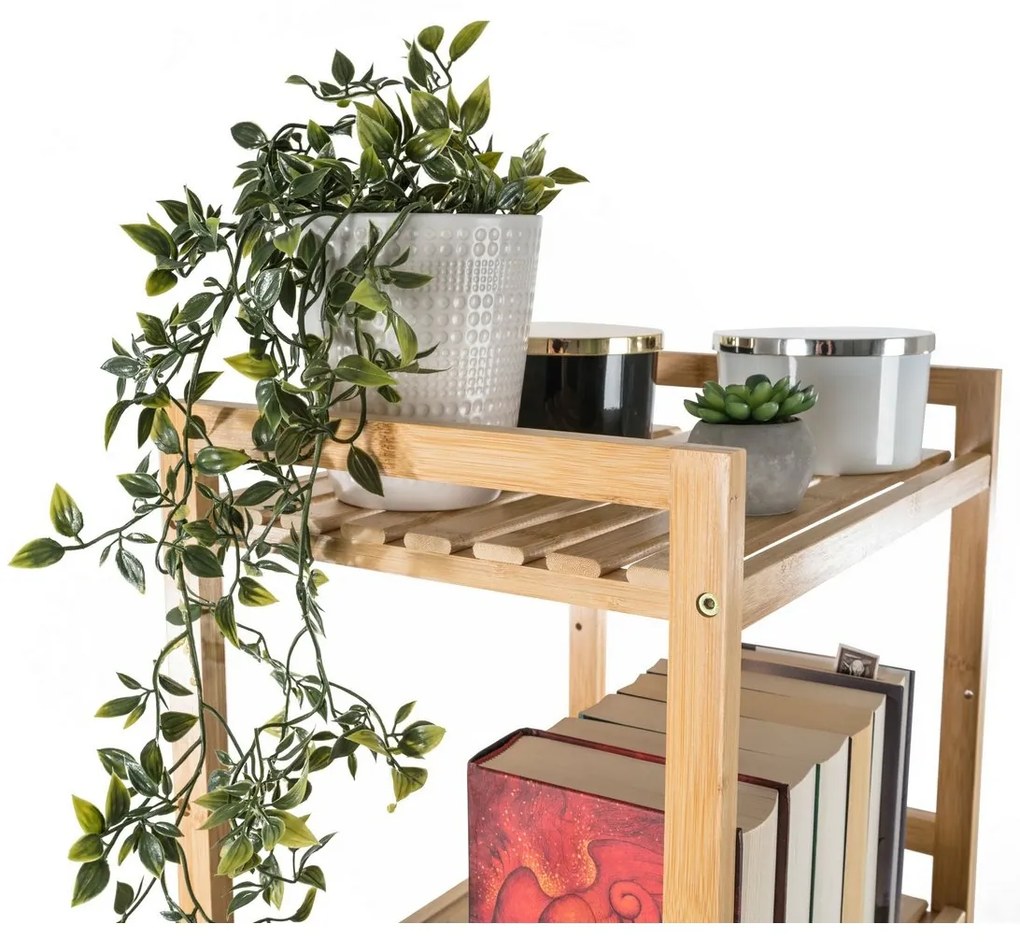 G21 Bambusz polc, 5 polc, 5 emelet