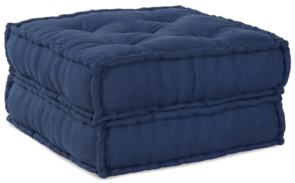 Moduláris Puffok 2 db Indigo Anyagban