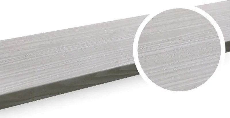 Beltéri ablakpárkány Pvc Vidéki Tölgy 30x80 cm ajándék kupak