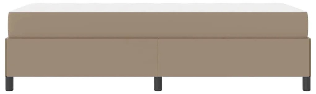 Ágykeret matraccal matracmal Cappuccino 90 x 200 cm Műbőr