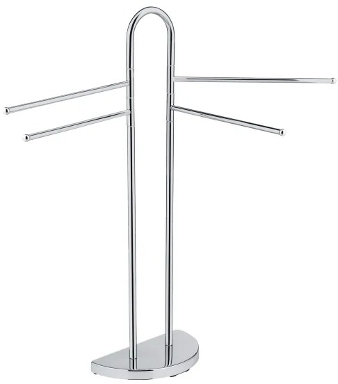 WENKO 16610100 - COSENZA törölközőtartó állvány 33 x 93,5 cm, fényes króm