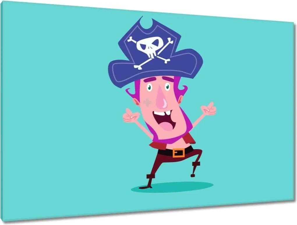 Vászonkép 120x80 Vidám kalóz gyerekeknek